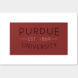 Purdue University Boilermakers Simple Posters and Art